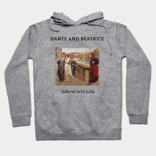 Dante and Beatrice as in Gabriel Inferno Hoodie